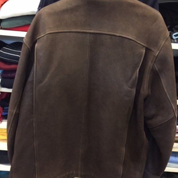 Lone Pine Men's leather jacket Size 42 - Picture 3 of 4
